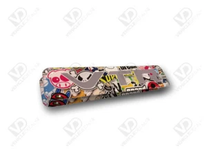 CITROEN COMPATIBLE SAXO VTR STICKERBOMB UNIQUE DOOR BADGES PAIR DOMED RESIN GEL - Picture 1 of 1