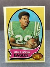 1970 Topps HAROLD JACKSON Rookie Card RC No. 72 NM-MT+ Philadelphia Eagles