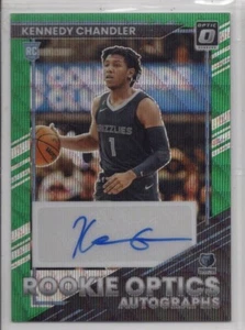 Kennedy Chandler 2022-23 Panini Donruss Optic Rookie Auto Green Wave #ROA-KCH - Picture 1 of 2