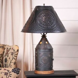 Tinner's Revere table Lamp with tin Shade