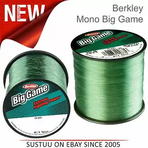 Berkley Mono Big Game Line│Sea Beach carp Fishing Line│Green│370-440-595-900 yds - Picture 1 of 4