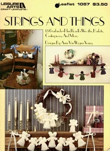 Strings & Things, Leisure Arts 1057 Anne Van Wagner Young, 13 Garland Patterns - Picture 1 of 2