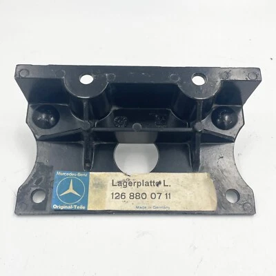 ¡NUEVO! Placa de montaje amortiguador de energía trasero izquierdo original mercedes-benz 1268800711 w126 Foto 1 de 2