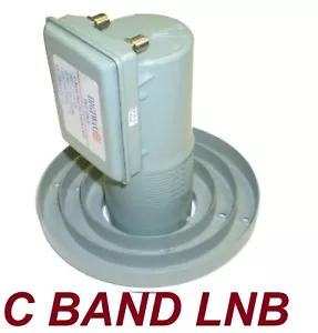 C-Band LNBF DUAL Breitband 65 dB Verstärkung - Phase Lock Loop 3,7-4,2 GHz Satellit LNB - Bild 1 von 6