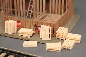 Cargo H0 pallets Euro pallets 20 pieces 1:87 railway goods - Picture 1 of 4