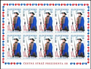 slovakia 2023 slovaquie Honour Guard President Slovak Republic uniorm 10v FULL - Picture 1 of 1