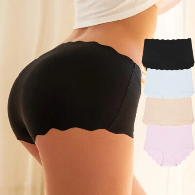 4 Pack Lot Ladies Womens Sexy Boyshorts Panties Boxer Shorts Underwear Lingeries - Image 1 of 4