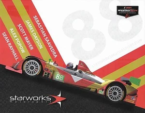 Tarjeta postal Saavedra, Rayhall, Dayson, Mayer, Popow ""Starworks"" #88 Daytona - Imagen 1 de 2