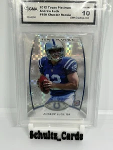 2012 Topps Platinum Rookie X-Fractor Andrew Luck #150 GMA 10 GEM MT Rookie RC - Picture 1 of 1