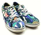 Vans Off The Wall 721356 Tropical Blue Low Top Skateboard Shoes Women's Size 8