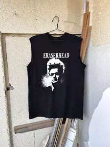 Vintage Eraserhead Horror Movie Promo David Lynch T-Shirt Size L Black - Picture 1 of 16