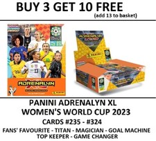 Panini Adrenalyn XL Women's World Cup 2023 Cards 235 - 324 inc Fans Favourites