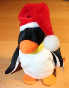 Peluche Ty Beanie Baby ZERO the Penguin (1998) retirado (6 pulgadas) nuevo con etiquetas - Imagen 1 de 6