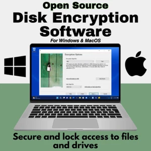 Secure Disc Encryption Software, Create Encrypted Files & Folders, Protect Data - Picture 1 of 16