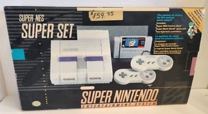 Super Nintendo Console in box (tested, works) Nintendo SNES - Foto 1 di 10