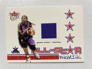 2004 Ultra WNBA All Star Materials Jersey Card Yolanda Griffith - Picture 1 of 1