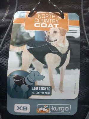 Chaqueta impermeable Kurgo North Country para perro con forro polar reflectante XS Foto 1 de 4