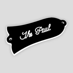 Piezas de guitarra para Gibson LP 'The Paul' TRUSS ROD COVER PLATE, 2 capas negro - Imagen 1 de 2
