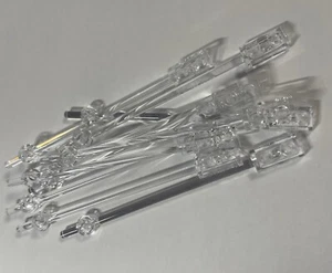 10x Lego Stange Stab Bar 12L bar 42445 transparent klar trans-clear Neu New - Picture 1 of 1