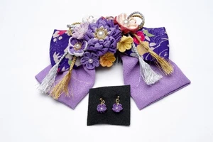 DEAR VANILLA JAPANESE KIMONO HAIR DECORATION HAND CRAFT TSUMAMIZAIKU KAMIKAZARI - Bild 1 von 9