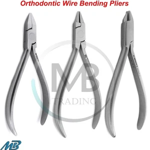 3 piezas alicates de ortodoncia alambre dental bucle de flexión que forma instrumentos dentistas - Imagen 1 de 4