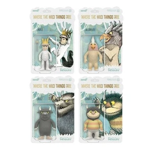 Where The Wild Things Are ReAction Figuren W1 Max, Carol, Bull, Douglas 4er Set - Bild 1 von 1