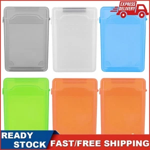 Boîtier caddy pour disque dur IDE SATA 3,5 pouces étui pour disque dur en plastique anti-poussière coque multicolore - Photo 1/17