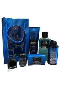Bath & Body Works Ocean 7-teiliges Geschenktüten-Set - Körperspray, Creme, Gel, Seife - Bild 1 von 3