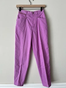 Rare Vintage Gitano Fuschia Pink 80s Women’s Pants XXS - Picture 1 of 7
