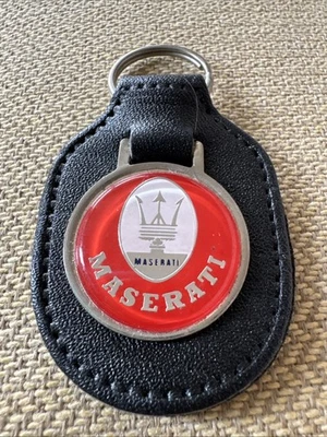 Portachiavi Vintage Auto Maserati Raro Inghilterra - Immagine 1 di 3