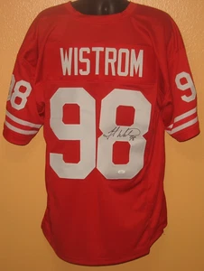 Grant Wistrom Signed Autograph Custom Jersey JSA Certified XL Nebraska Huskers - Picture 1 of 5