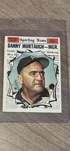 1961 Topps #567 Danny Murtaugh Pittsburgh Pirates All Star Baseballkarte/Neuwertig - Bild 1 von 6
