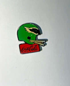 Spilla cappello bavero casco Philadelphia Eagles vintage 1985 Coca Cola NFL calcio - Foto 1 di 1