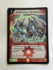 Duel Masters Bolmeteus Steel Dragon #S7 DM-06 Super Rare English - Picture 1 of 2