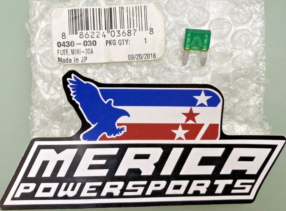 CANTIDAD 2 FUSIBLE NUEVO REEMPLAZA ARCTIC CAT 0430-030, MINI-30A Foto 1 de 1