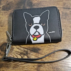 Marc Tetro French Bulldog Boston Terrier Bulldog Wallet/ Wristlet - Picture 1 of 9
