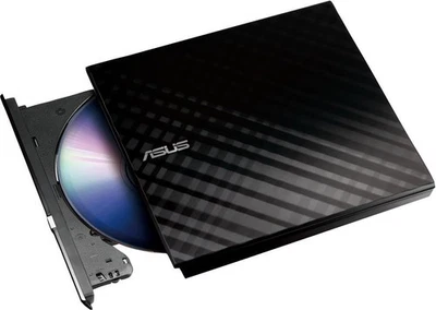 Asus - SDRW-08D2S-ULITE/BLK/G/AS - Lite 8x Slimline USB 2.0 Dvd Writer, Black - Image 1 of 3