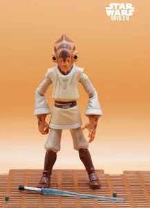 STAR WARS FIGURE 2008 ANIMATED CLONE WARS NAHDAR VEBB JEDI - Picture 1 of 1