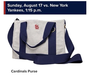ST. LOUIS CARDINALS PURSE / BAG 2025 EDITION 8/17/25 SGA BRAND NEW! - Picture 1 of 4