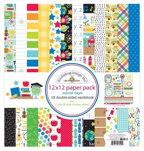 Doodlebug Double-Sided Paper Pack 12"X12" 12/Pkg-School Days - SCD6420 - Bild 1 von 1