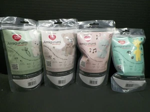 Red Heart Amigurumi Crochet Kits Set of 4 Giraffe Bird Bear Bunny - Picture 1 of 5