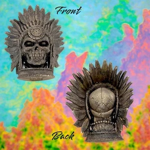 2025 J Pours - Jefe de Guerra - 2,0 oz .999 plata fina arena fundida estatua - Imagen 1 de 8