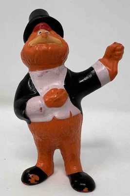1986 Expos Youppi Top Hat and Tux PVC Figurine - Gulf / Ultramar Gas Promo - 3" - Image 1 of 3