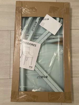 Ikea Teodores Light Blue Stackable Chair Discontinued new in box - Image 1 of 4
