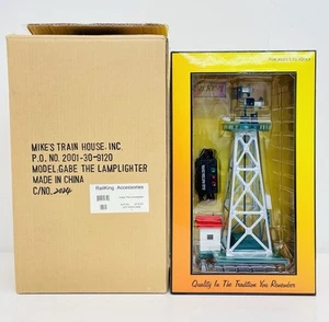MTH RailKing Gabe the Lamplighter 30-9120 New w/ Shipping Box - Picture 1 of 7