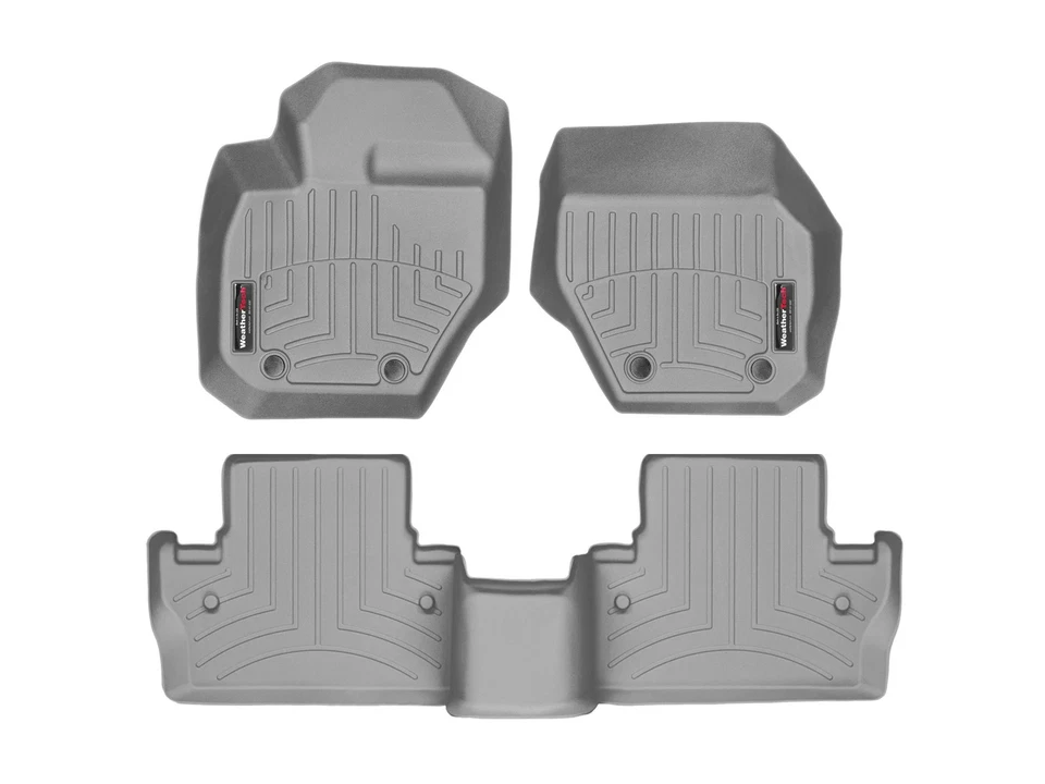 WeatherTech FloorLiner for 2011-2015 Volvo S60 - 1st & 2nd Row, Grey - Image 1 of 4
