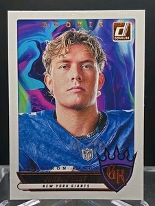 2025 Donruss Football Jaxson Dart Gridiron Kings RC #RGK-JDT- Giants - Picture 1 of 2