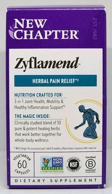 New Chapter Zyflamend Whole Body Joint Supplement 60 Capsules New Exp. 04/2028 - Image 1 of 4