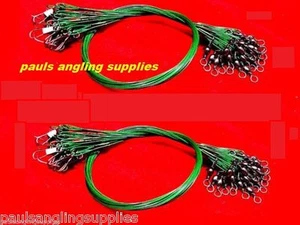 Fishing 24 Pike Sea Wire Spinning Traces 10 inch 30 lb - Picture 1 of 1