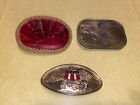 Men’s Belt Buckles Preowned Lot Of 3- American Eagle